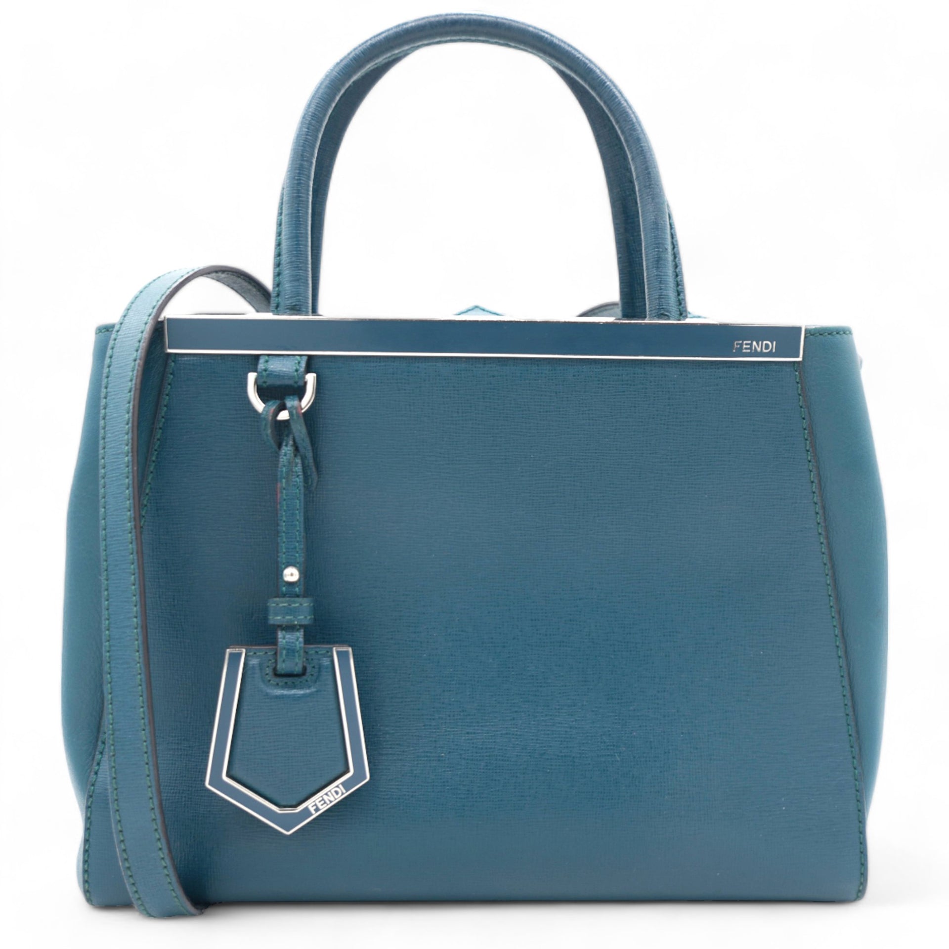 Vitello Elite Petite 2Jours Tote Blue Cobalto