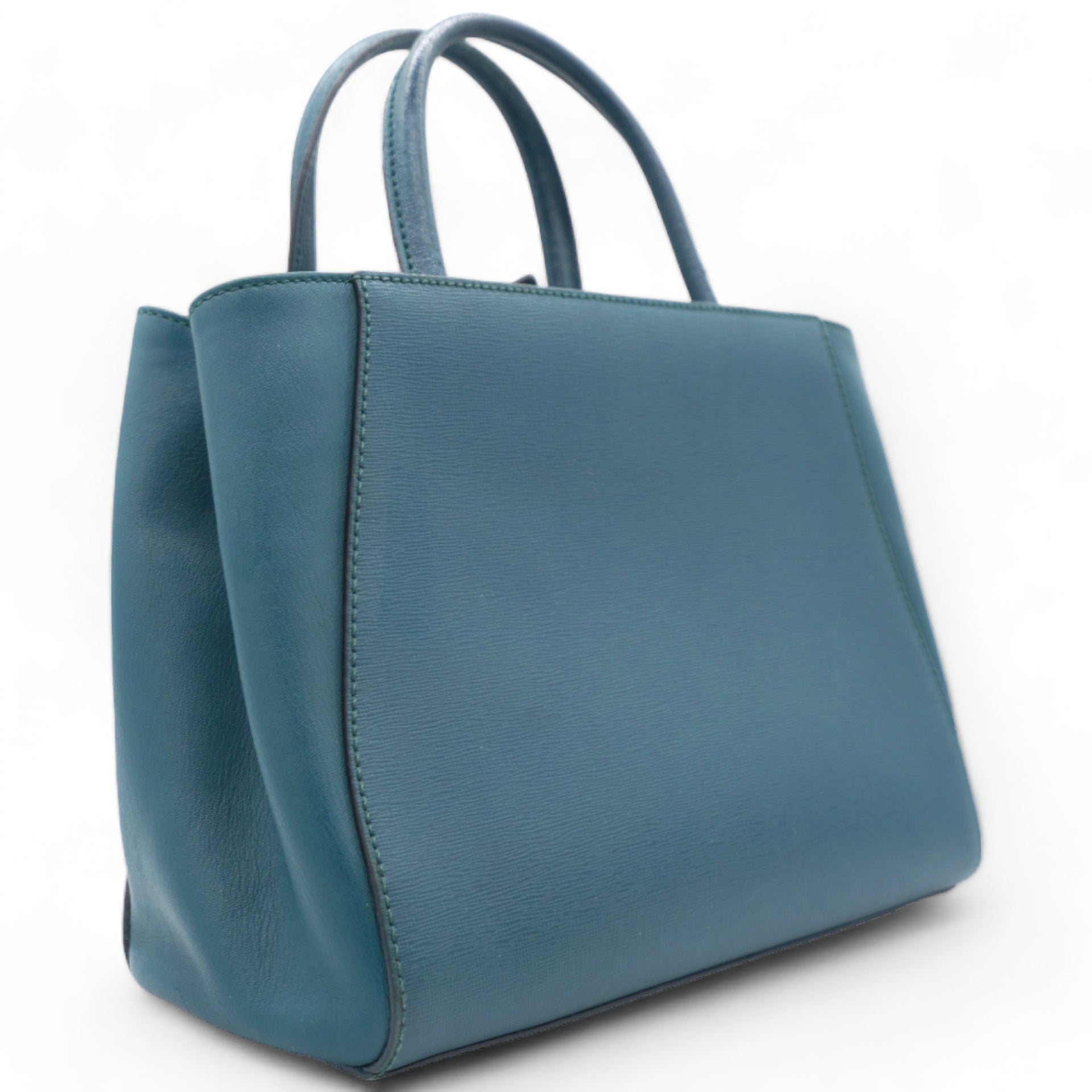 Vitello Elite Petite 2Jours Tote Blue Cobalto