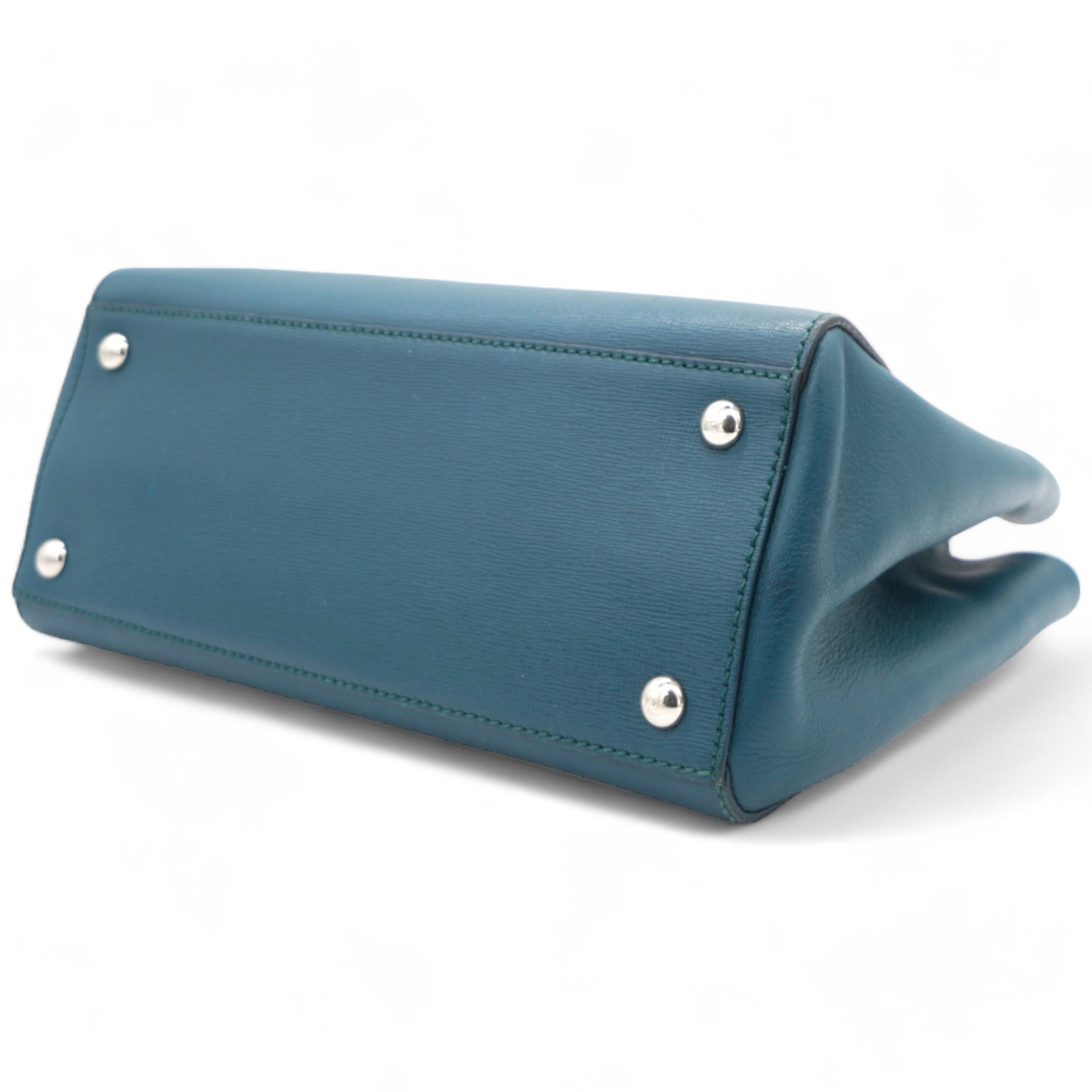 Vitello Elite Petite 2Jours Tote Blue Cobalto