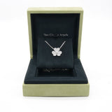 18K White Gold Diamond Small Frivole Pendant Necklace