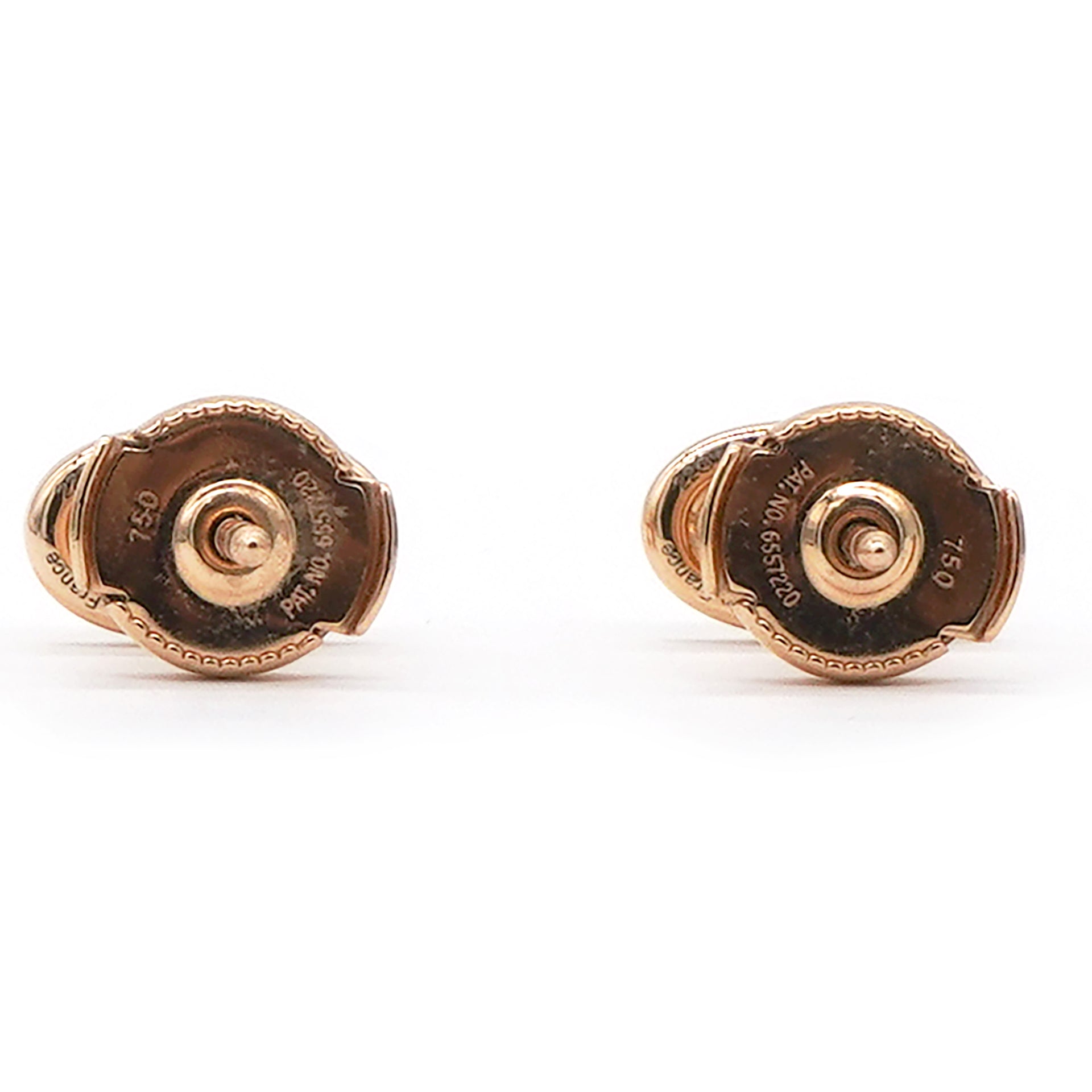 Chaine d'Ancre Farandole Stud Earrings 18K Rose Gold