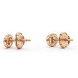 Chaine d'Ancre Farandole Stud Earrings 18K Rose Gold