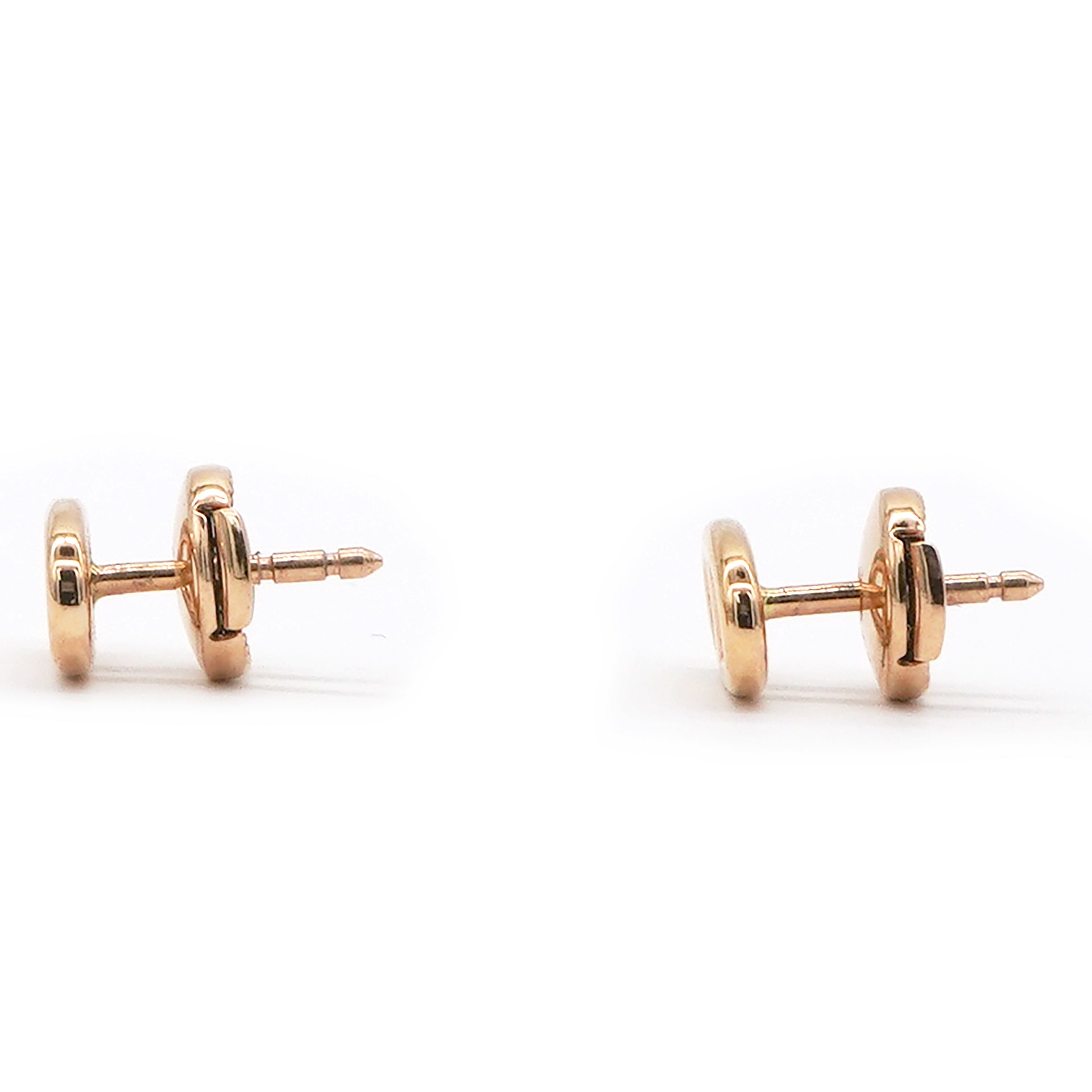 Chaine d'Ancre Farandole Stud Earrings 18K Rose Gold