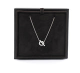 Finesse Pendant Diamond White Gold Necklace