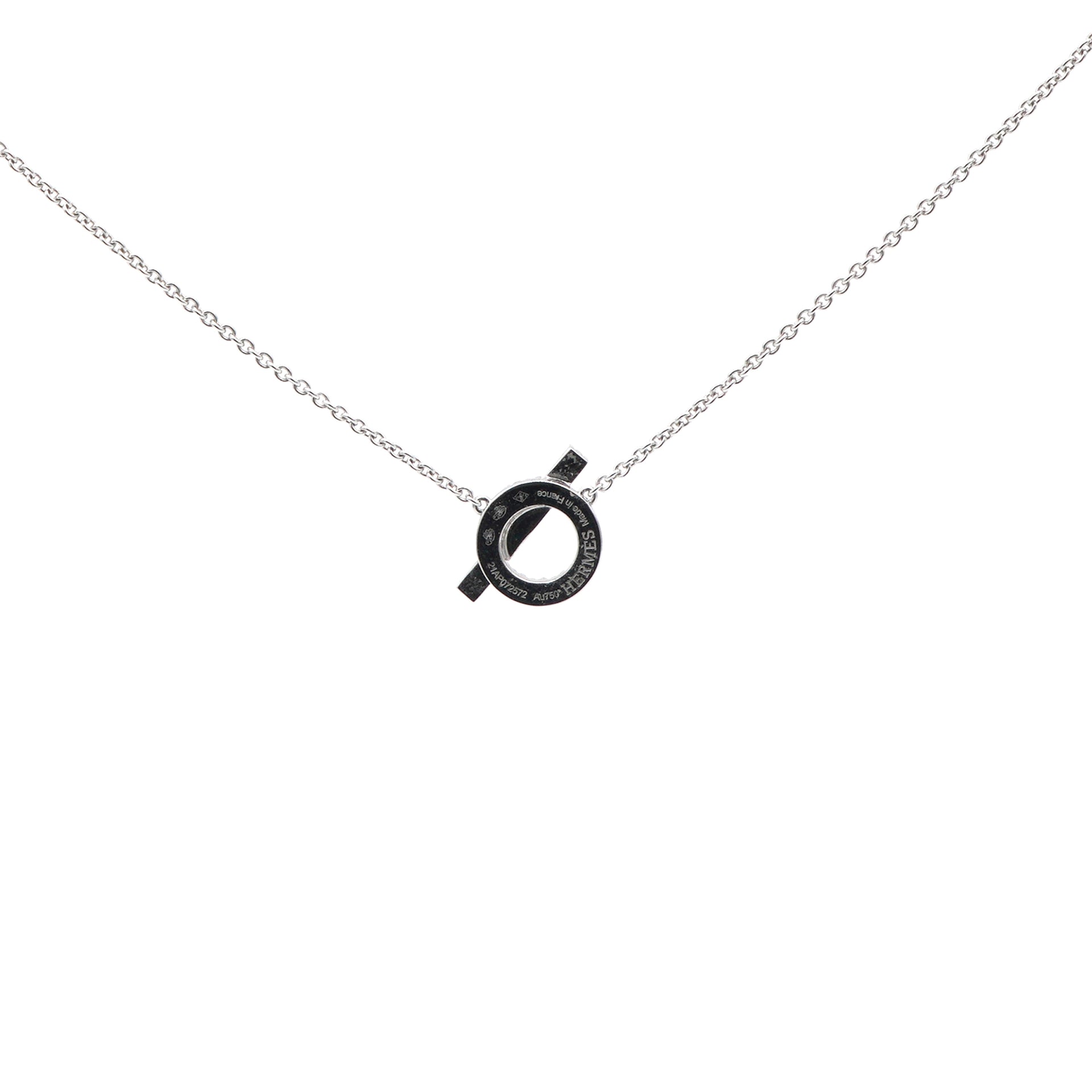 Finesse Pendant Diamond White Gold Necklace