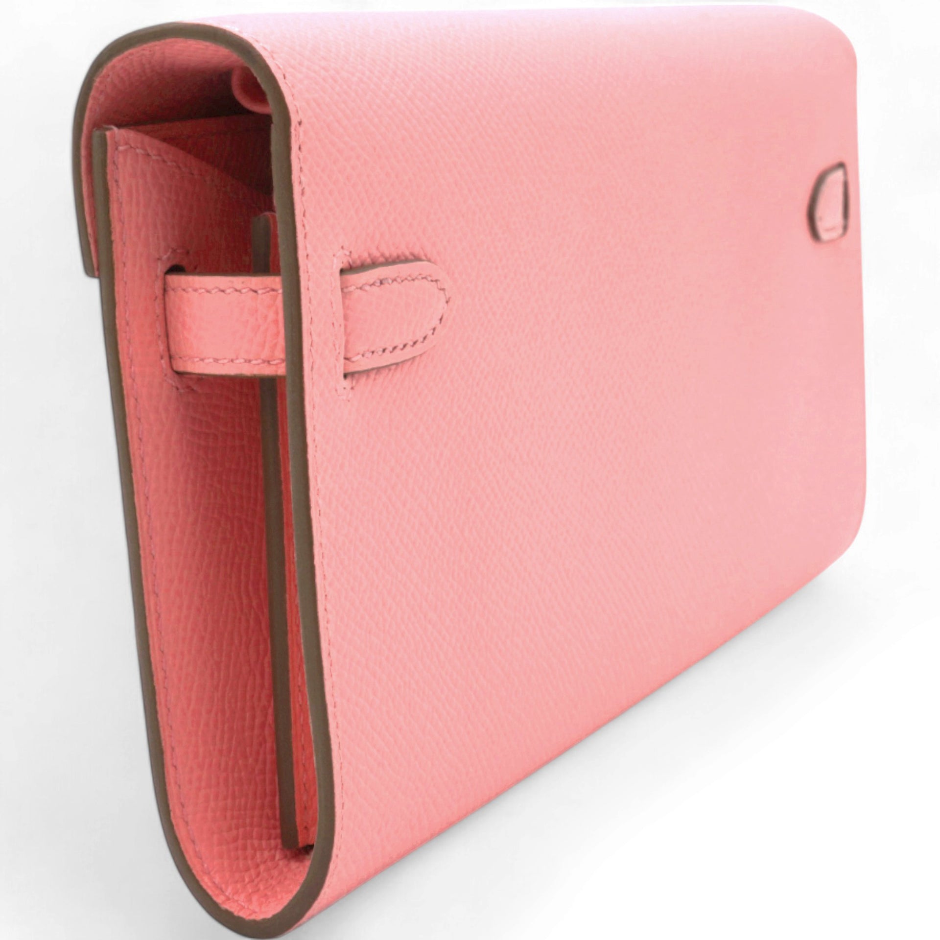 Epsom Kelly Wallet To Go Rose Confetti