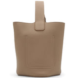 Mini Pebble Bucket bag in soft grained calfskin