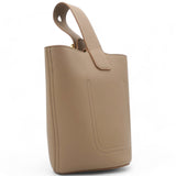 Mini Pebble Bucket bag in soft grained calfskin