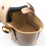 Mini Pebble Bucket bag in soft grained calfskin