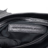 Agneau Arena Le Cagole XS Flap Crossbody Black