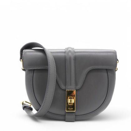 Besace 16 Grey Leather Bag