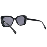 Acetate Strass Square Sunglasses 5422 Black