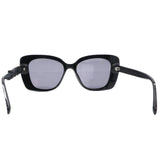 Acetate Strass Square Sunglasses 5422 Black