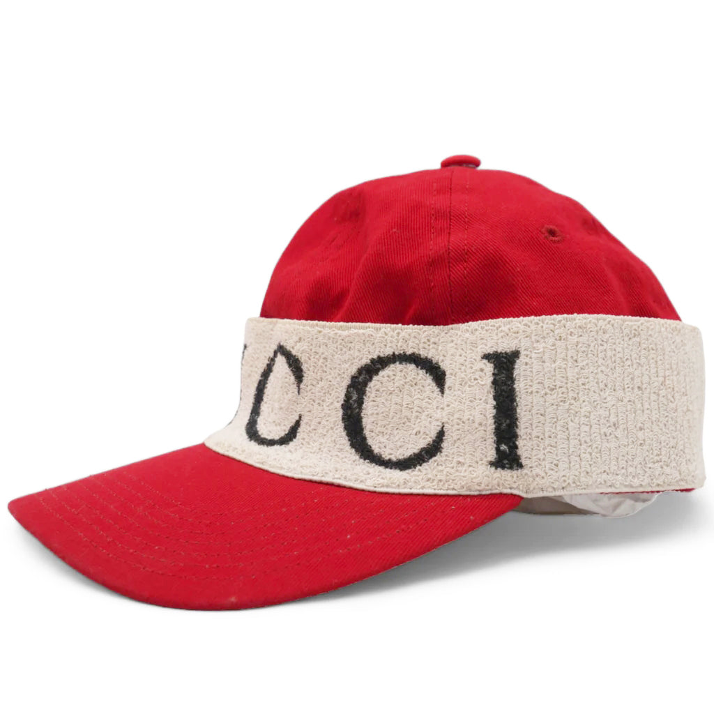 Gabardine Gucci Headband Baseball Hat Red 57