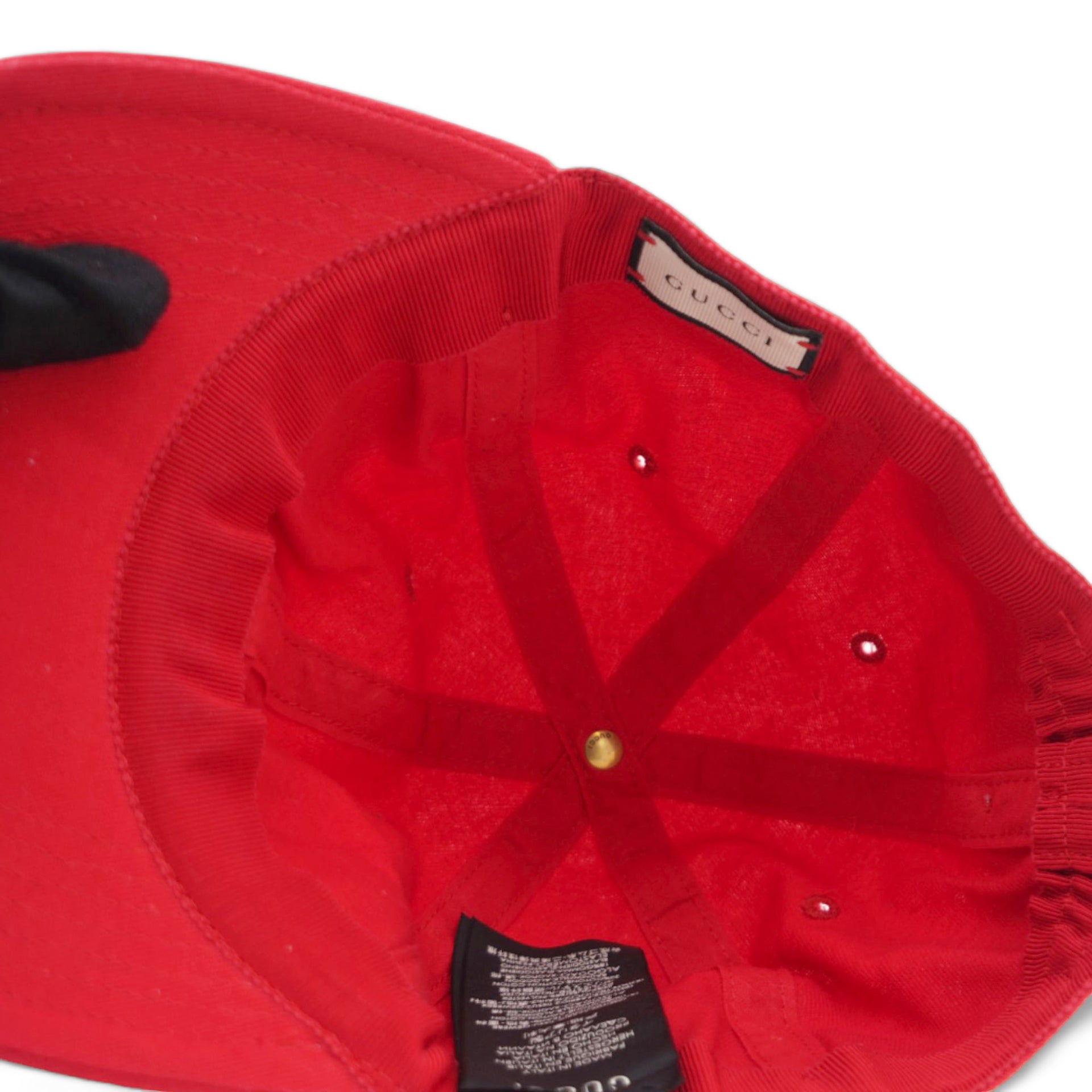 Gabardine Gucci Headband Baseball Hat Red 57