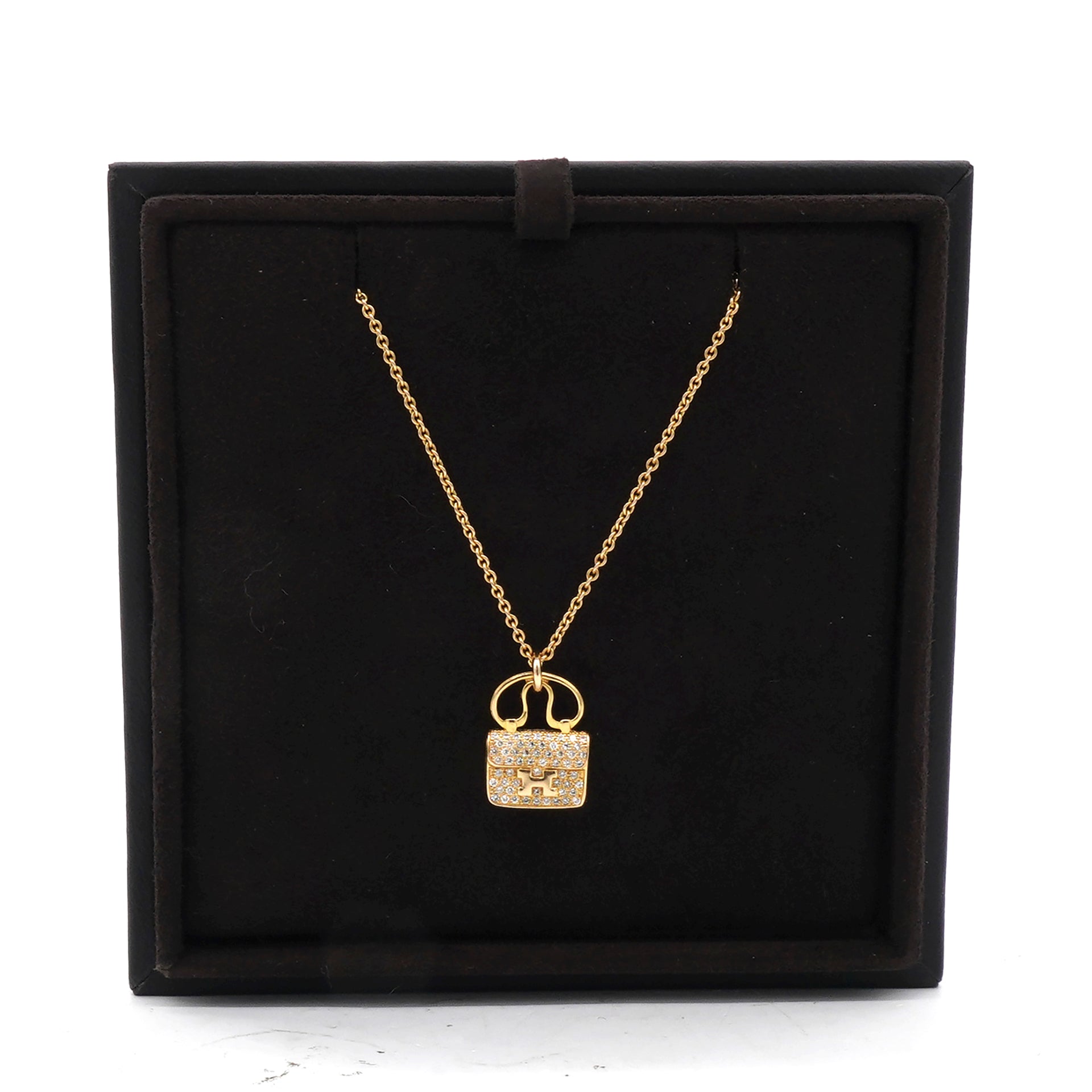 Amulet Constance Diamond 18K Rose Gold Necklace Old Version