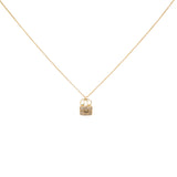 Amulet Constance Diamond 18K Rose Gold Necklace Old Version