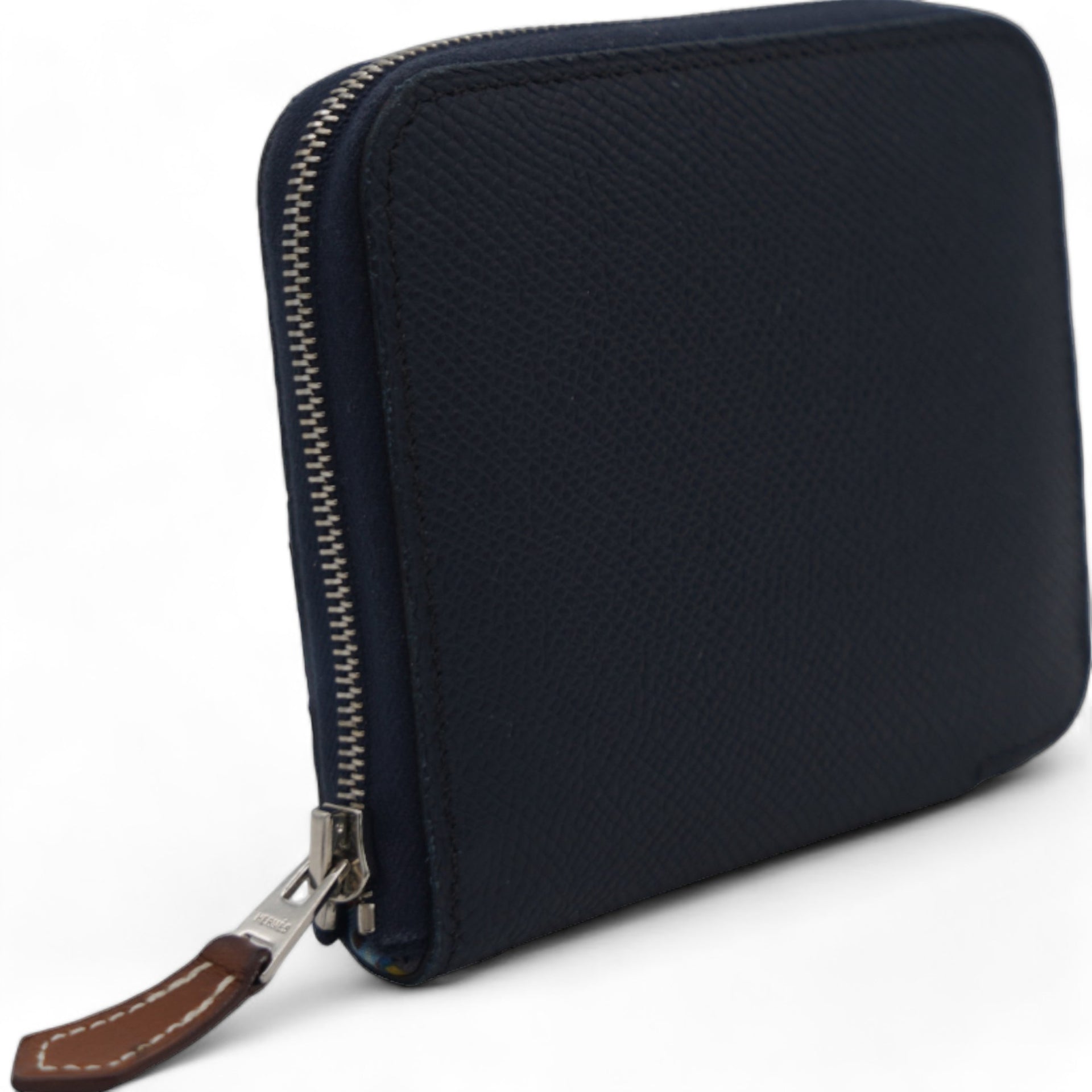 Epsom Silk'In Compact Wallet Saphir