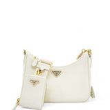 Re-Edition Hobo Bag White