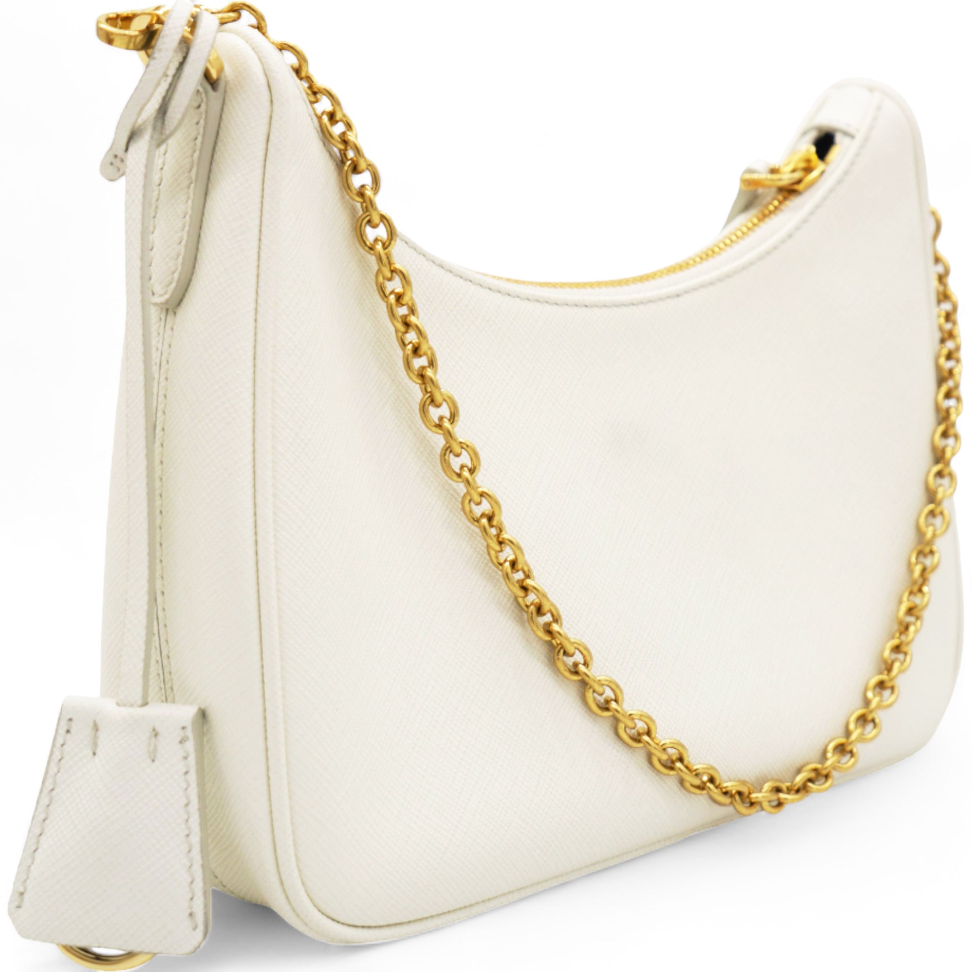 Re-Edition Hobo Bag White