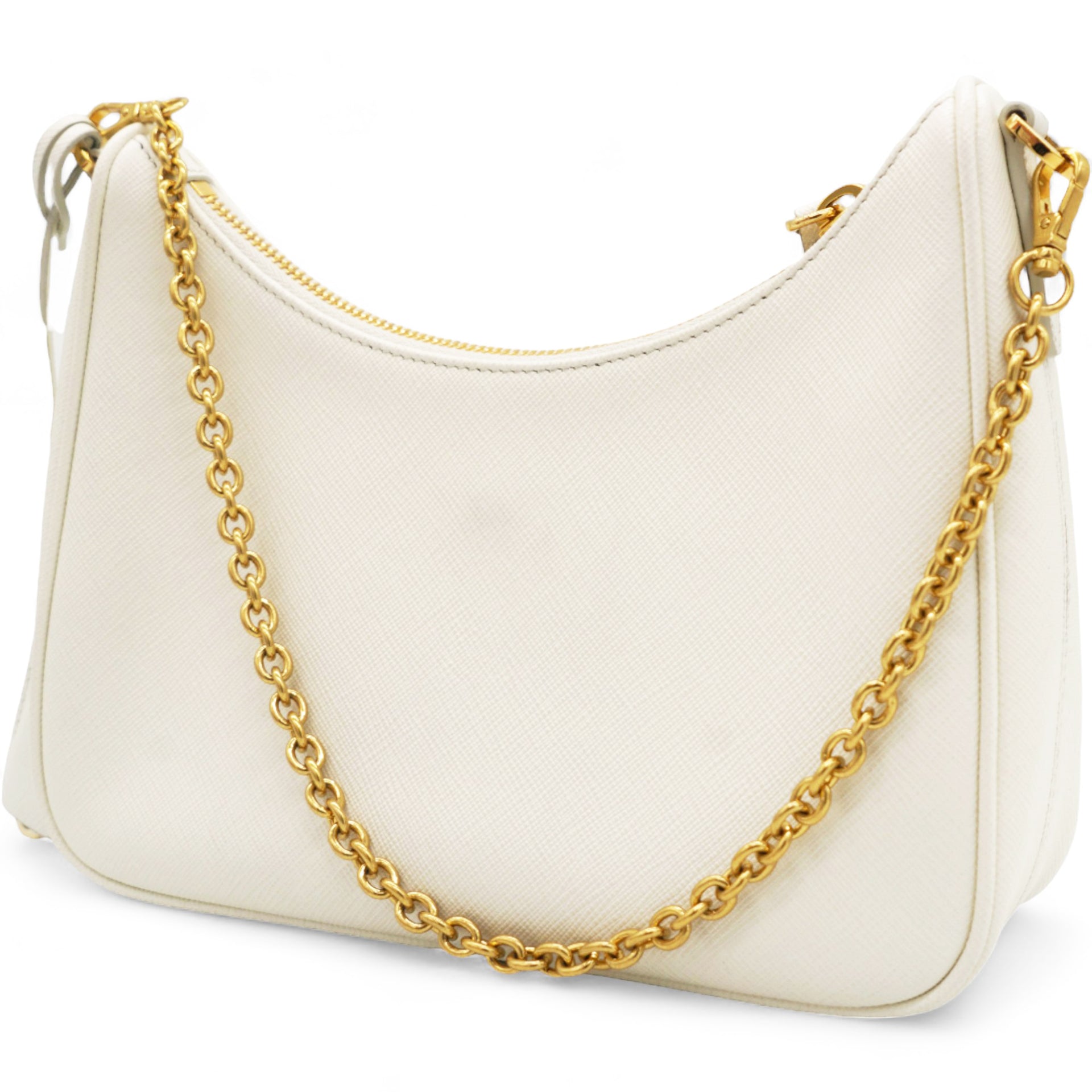 Re-Edition Hobo Bag White