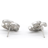 Logo Earrings Silver/Crystal