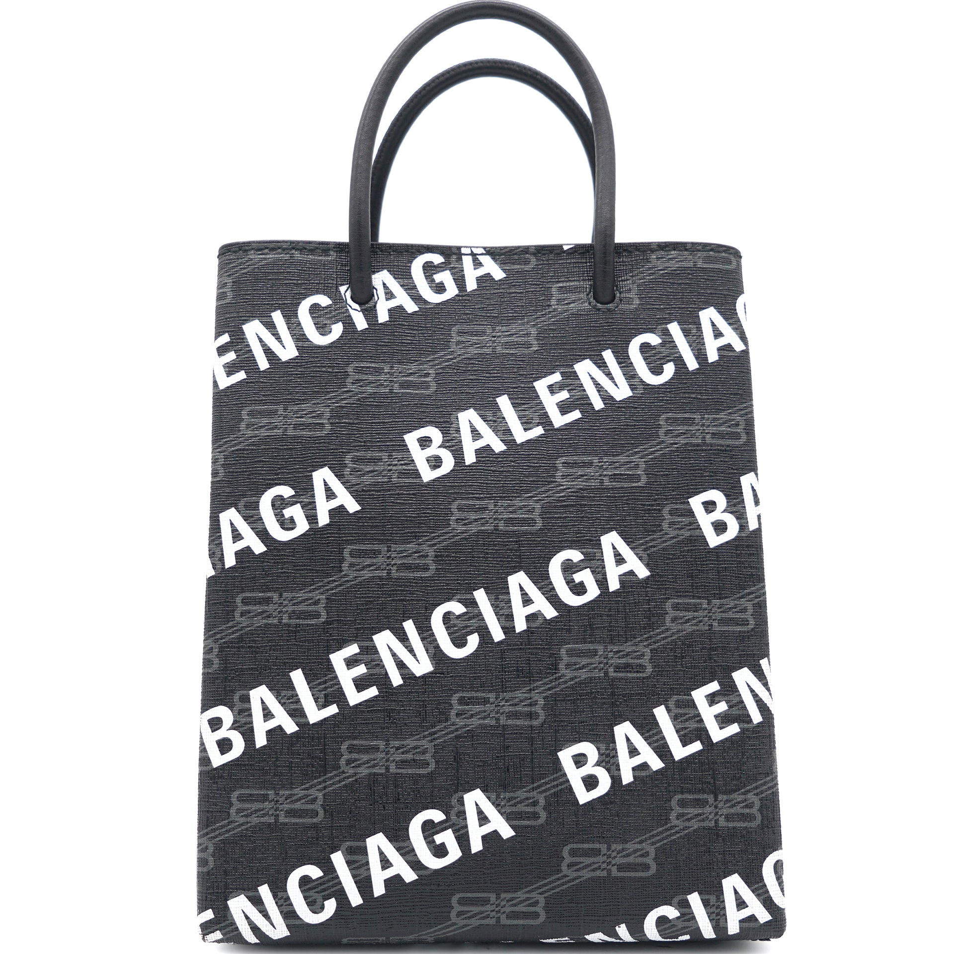 Balenciaga Hardware logo-print Denim Tote Bag - Farfetch