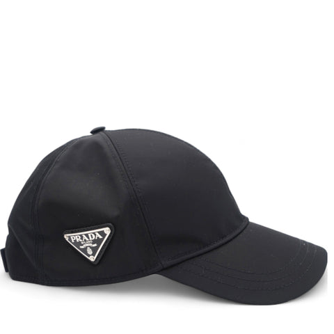 Logo Re-nylon Baseball Cap In Black M