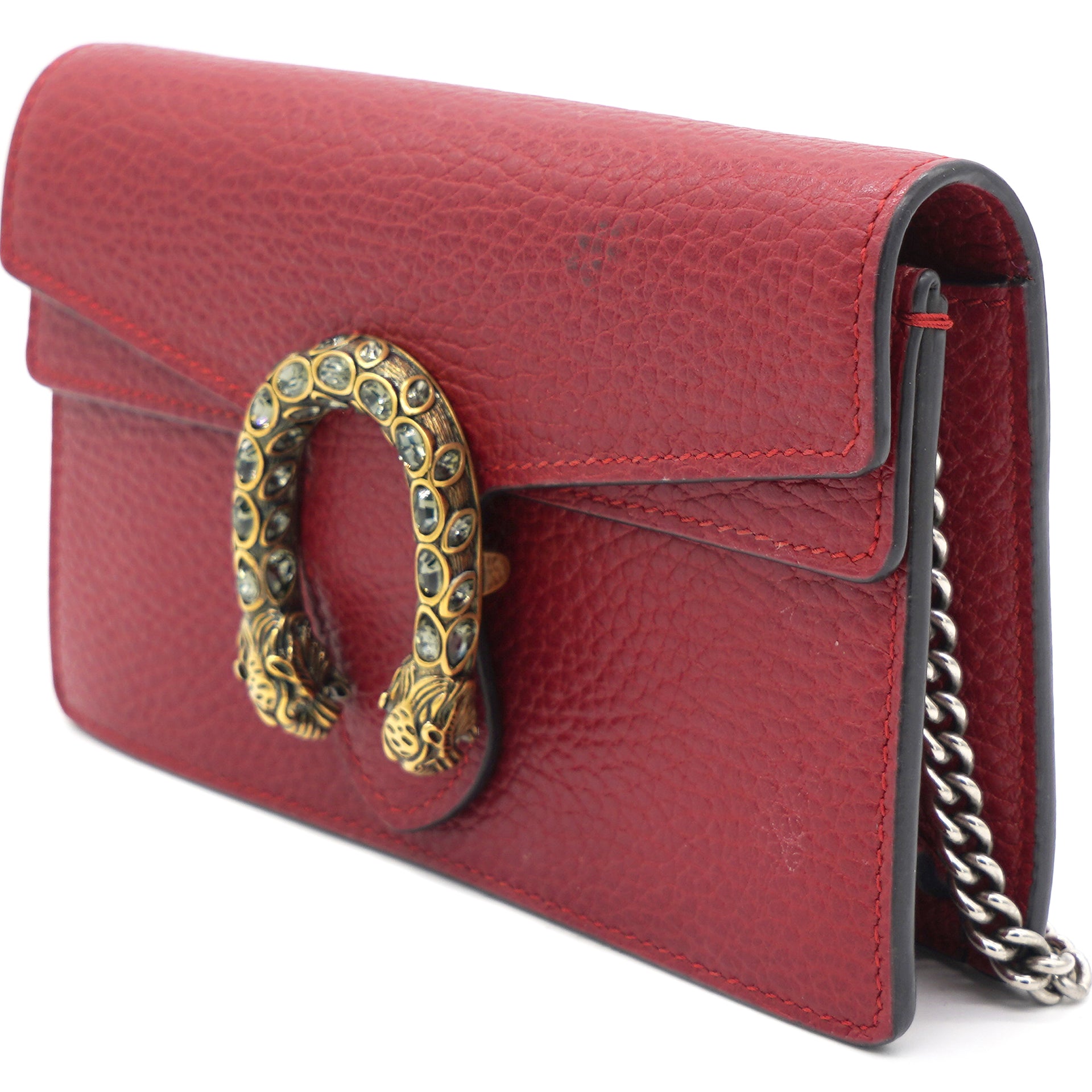 Gucci Marmont Small Matelassé Shoulder Bag Hibiscus Red Leather - A World  Of Goods For You, LLC