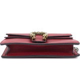 Dionysus leather super mini bag Red