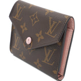 Monogram Canvas Victorine Wallet Rose Ballerine