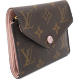 Monogram Canvas Victorine Wallet Rose Ballerine