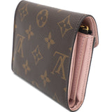 Monogram Canvas Victorine Wallet Rose Ballerine