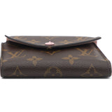 Monogram Canvas Victorine Wallet Rose Ballerine