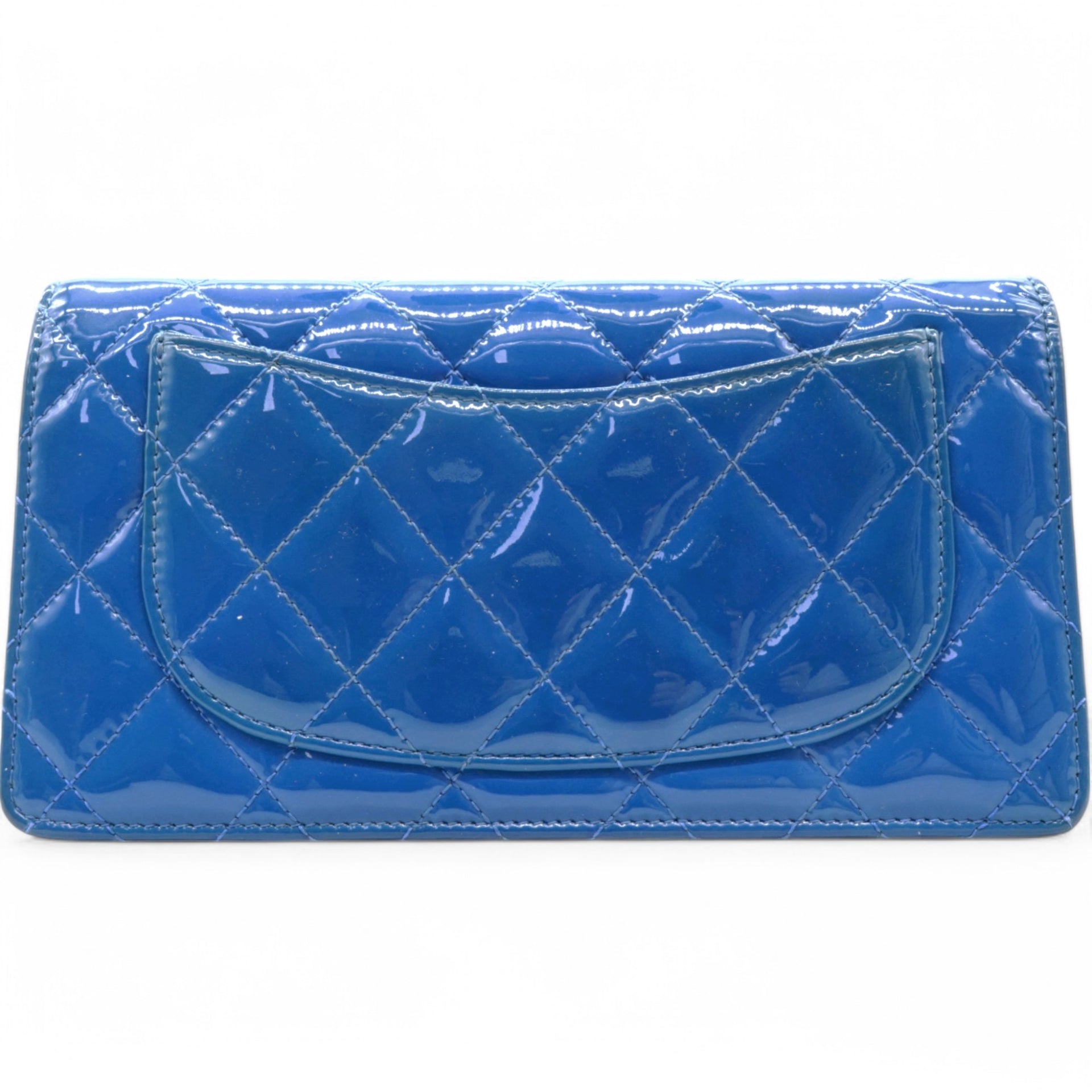 L-Yen Quilted Patent Leather Wallet