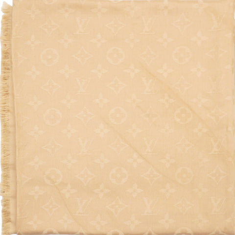 Monogram Shawl Beige 140*140