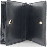 Patent Cannage Lady Dior Wallet Black