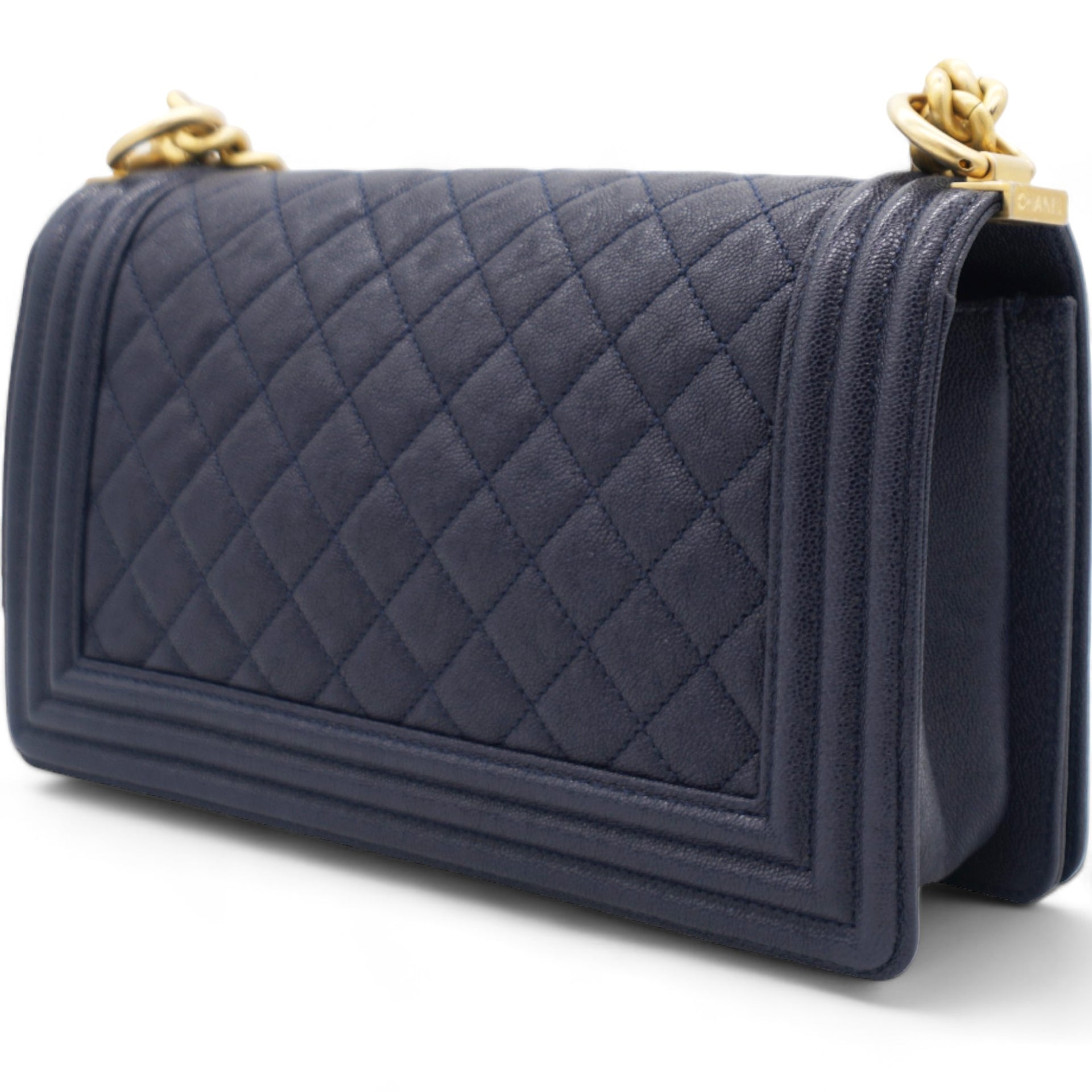 Caviar Quilted Medium Boy Flap