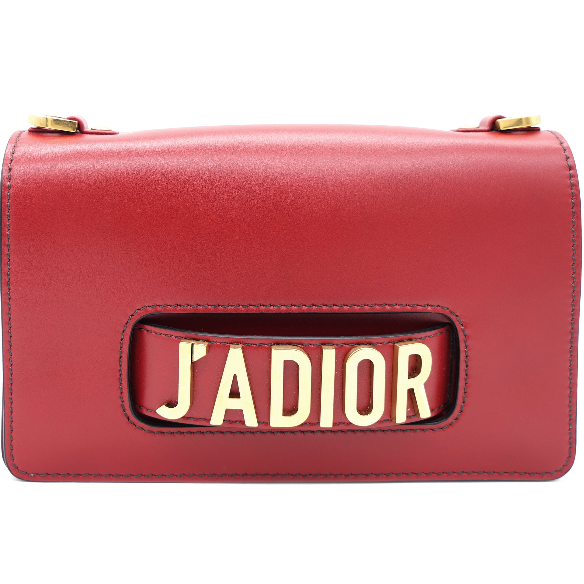 Christian Dior J'adior Flap Bag Calfskin Medium Gray 5377199