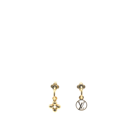 Brass Blooming Earrings Gold