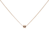 18K Rose Gold Diamond B.Zero Pendant Necklace