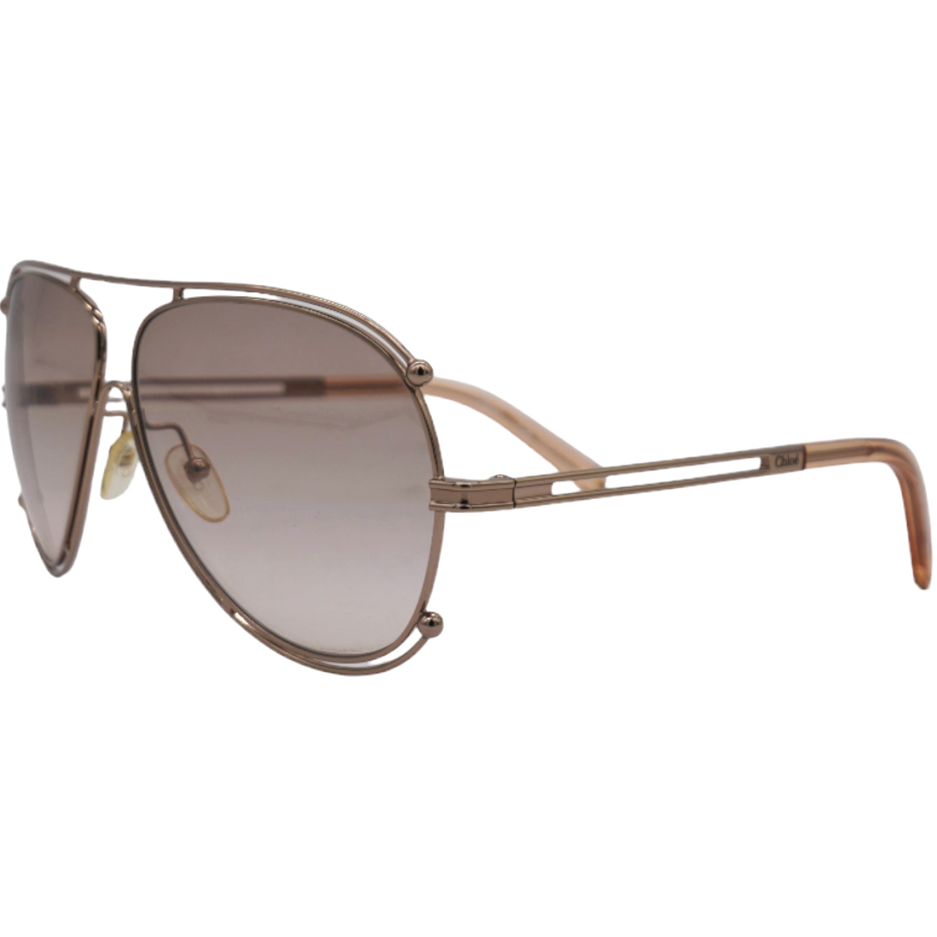 Isidora aviator sunglasses in metal