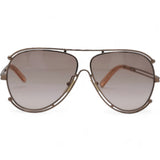 Isidora aviator sunglasses in metal