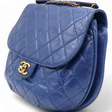 Glazed Bubble CC Flap Navy