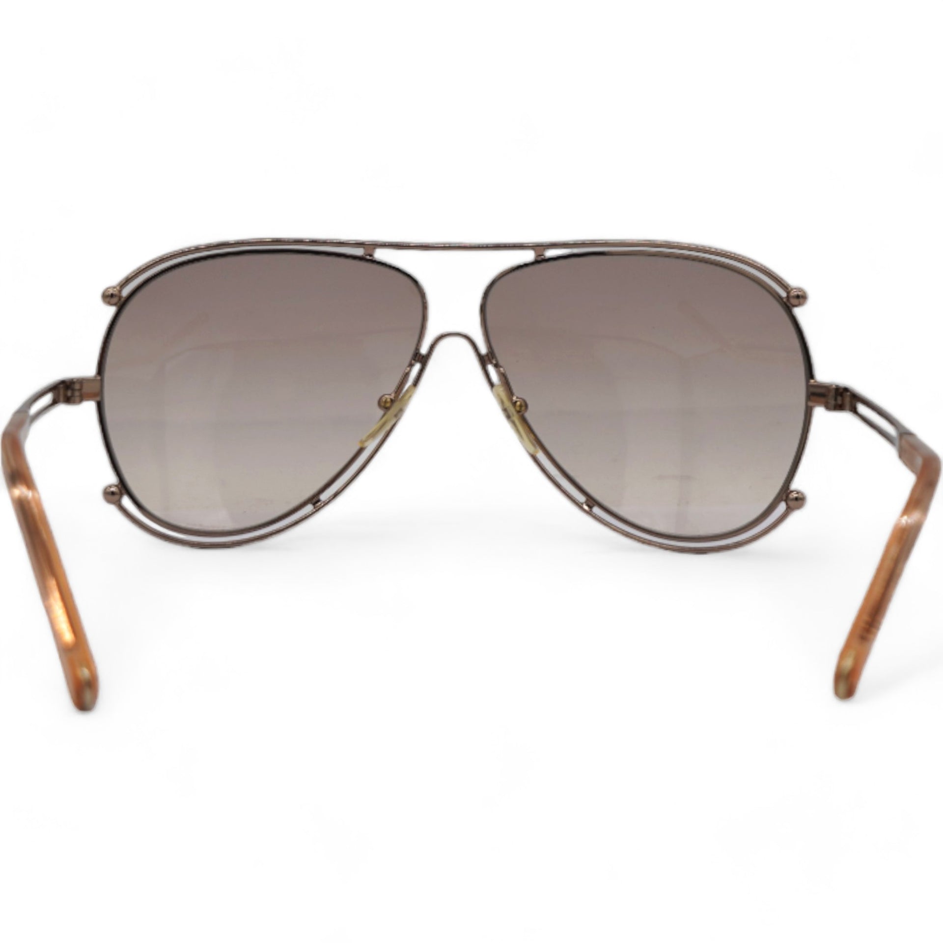 Isidora aviator sunglasses in metal