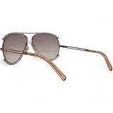 Isidora aviator sunglasses in metal