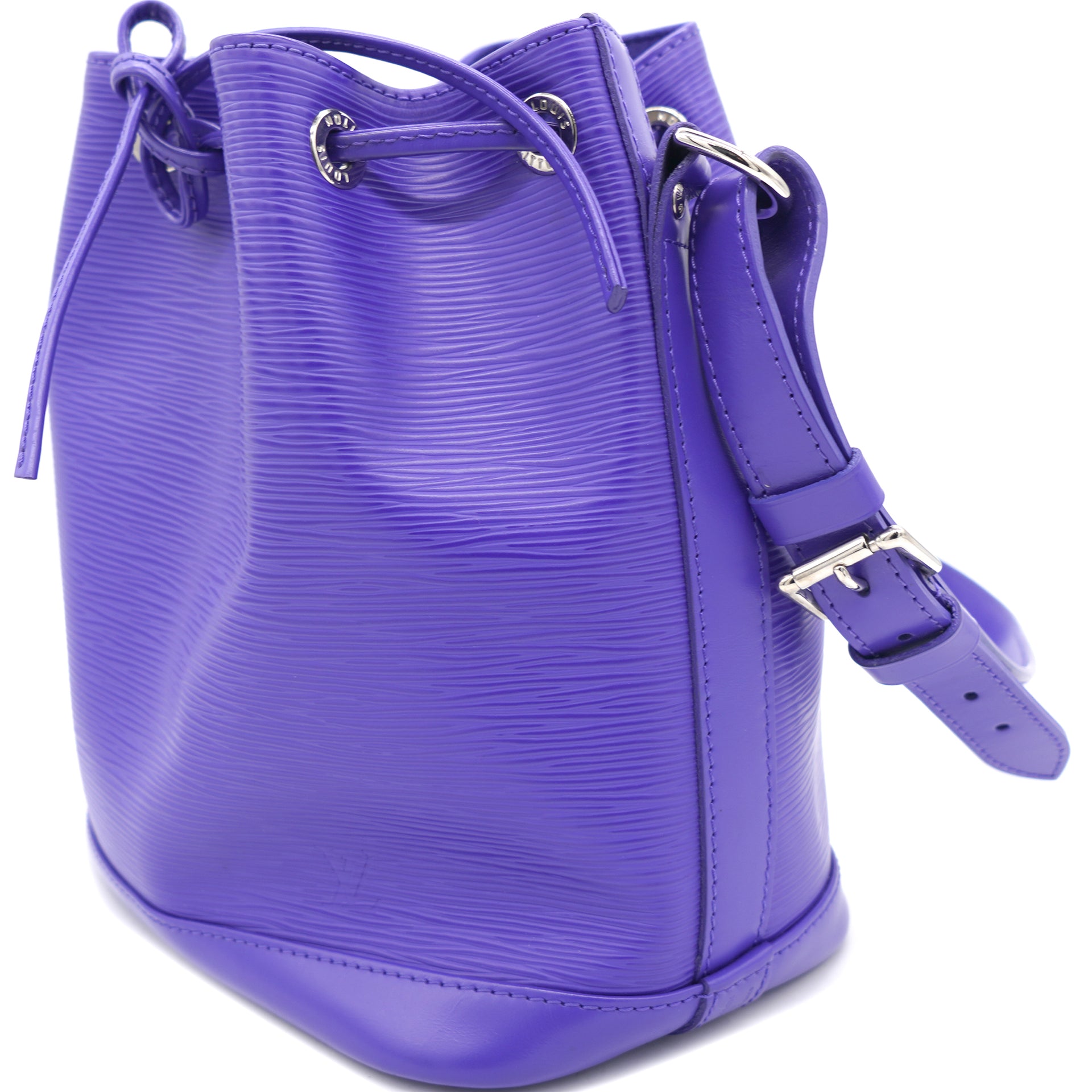 Louis Vuitton Purple EPI Leather Noe Bb Bucket Bag