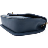 Matelasse Coco Mark Chain Caviar Shoulder Bag Navy