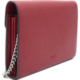 Red Leather Dionysus Wallet On Chain