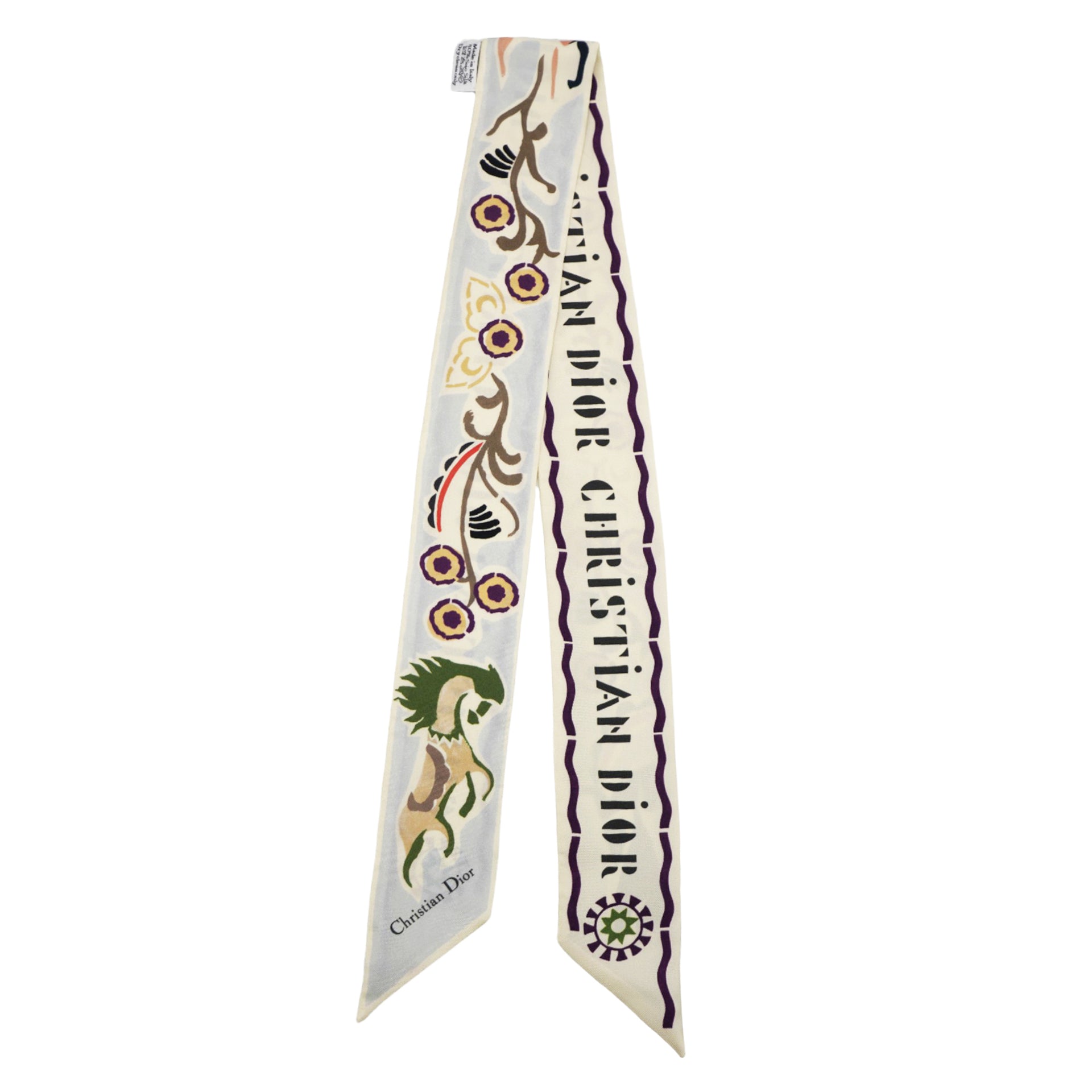 Silk Le Mythe De Daphne Mitzah Scarf White